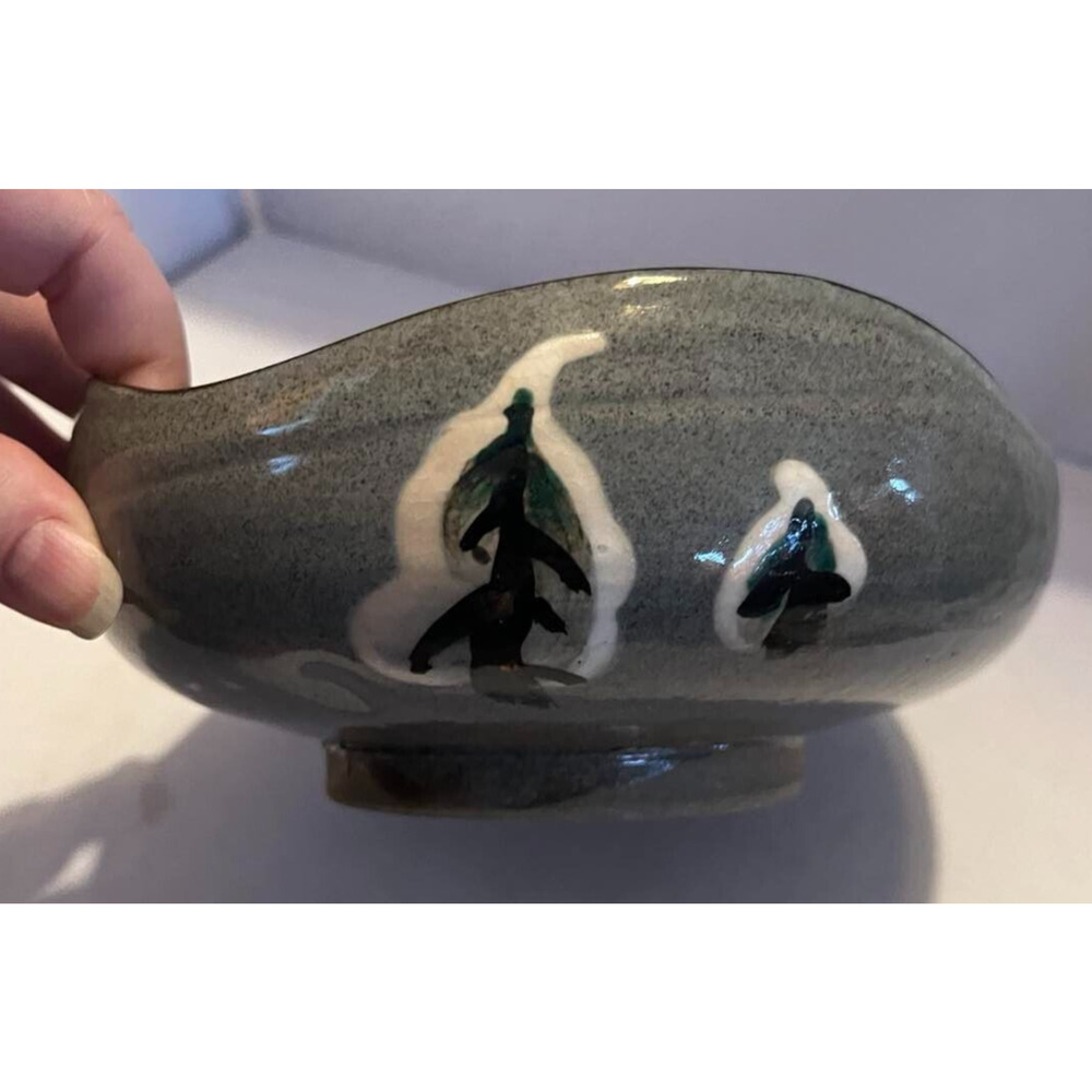 Japanese Slip Decorated Pottery Bowl Signed Makuzu Kozan (1842-1916) - Picture 2 of 4